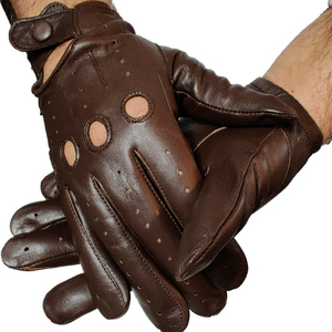 Customizable Colours Professional Genuine Sheepskin & Leather <b>Touchscreen</b> <b>Gloves</b> Comfortable Plain Style Unisex for Sports - Product Image 2