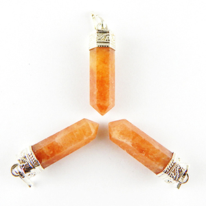 Pendentifs crayon Aventurine rouge de haute qualité prix de gros artisanat en pierre semi-précieuse exportation directe de l'Inde - Product Image 1