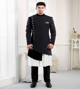 Designer HEAVY EMBROIDERY HANDWORK GROOM SHERWANI SUIT Wedding Season <b>KURTA</b> CHURIDAR <b>for</b> <b>MEN</b> FORMAL Bollywood Fashion WHOLESALE - Product Image 3