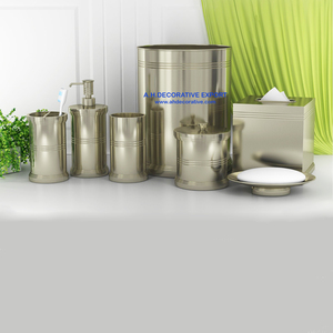 Luxury <b>Bathroom</b> <b>Sets</b> Hot Selling New Design Metal <b>Bathroom</b> <b>Accessories</b> New Fancy <b>Bathroom</b> Storage for Hotel - Product Image 2