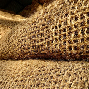 Arava-Geotextiles tejidos ecológicos de la mejor calidad, red de fibra de coco industrial biodegradable, marrón dorado, 2M X 50m, 400-900 GSM - Product Image 4