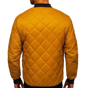 แจ็คเก็ตบอมเบอร์ลำลองสำหรับผู้ชายรุ่นปี 2021 ความยาวปกติ ผ้าขนสัตว์/โพลีเอสเตอร์  แบบมีคุณสมบัติพิเศษ  บริการ OEM - Product Image 5