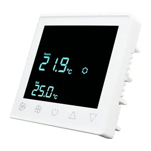 Wifi akıllı Modbus termostat HVAC sistemleri dijital kanal ısıtma fan coil termostat parçaları hava ısı pompası kontrolörleri TA692MOD