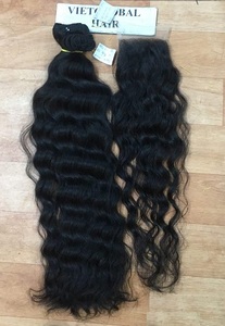 Vietglobalhair-Extensions de Cheveux Humains Remy de Haute Qualité, avec Ruban Noir Vierge 100%, Style Droit du Vietnam - Product Image 5