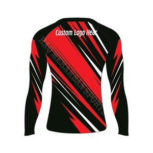 Grappling MMA Rash Guard <b>Design</b> Your Own Sublimation <b>Compression</b> <b>Shirt</b> Bjj Rashguard <b>Custom</b> Printed Mens Men Technology OEM - Product Image 4