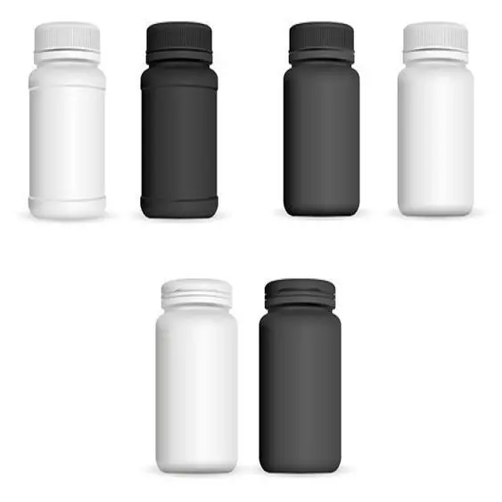 Sẵn Sàng Trong Kho Vật Nuôi HDPE 80Ml 100Ml 120Ml 150Ml Màu Xanh Lá Cây Hổ Phách Màu Đen Tròn Vuông Hình Dạng Chai Lọ Bằng Nhựa Cho Thuốc Viên Nang Đóng Gói