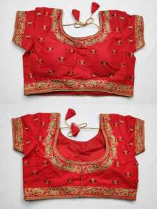 Readymade Blouse femmes porter rayonne belle broderie séquence travail fête porter Blouse prix de gros vêtement ethnique Alphanumero - Product Image 2