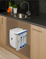 Distributeur d'eau chaude instantanée pour hôtel Buder à Taïwan avec robinet double en acier inoxydable anti-brûlure, réservoir de 4 L, chauffage rapide