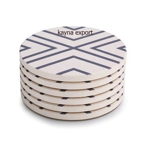 Sous-verre de luxe en bois à vendre marbre le plus vendu pour la cuisine et le dîner pour la vente en gros de sous-verre d'utilisation de salle à manger de qualité supérieure - Product Image 1