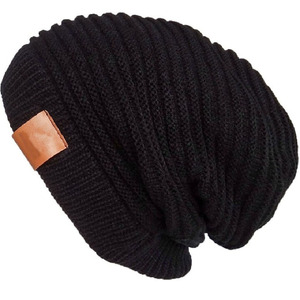 Gorros de Punto para Hombre y Mujer, Forro Suave de Invierno, Gorro Largo y Holgado, Estilo Oversize, de Inspire Apparel - Product Image 5