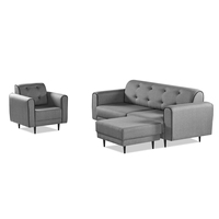 Muebles para el Hogar, Conjuntos de Sofás Cama para Sala de Estar, Personalizados, de Lujo, Diseño Moderno, con Fundas Extraíbles, Convertibles, Refrigerantes, Extensibles, con Función de Masaje