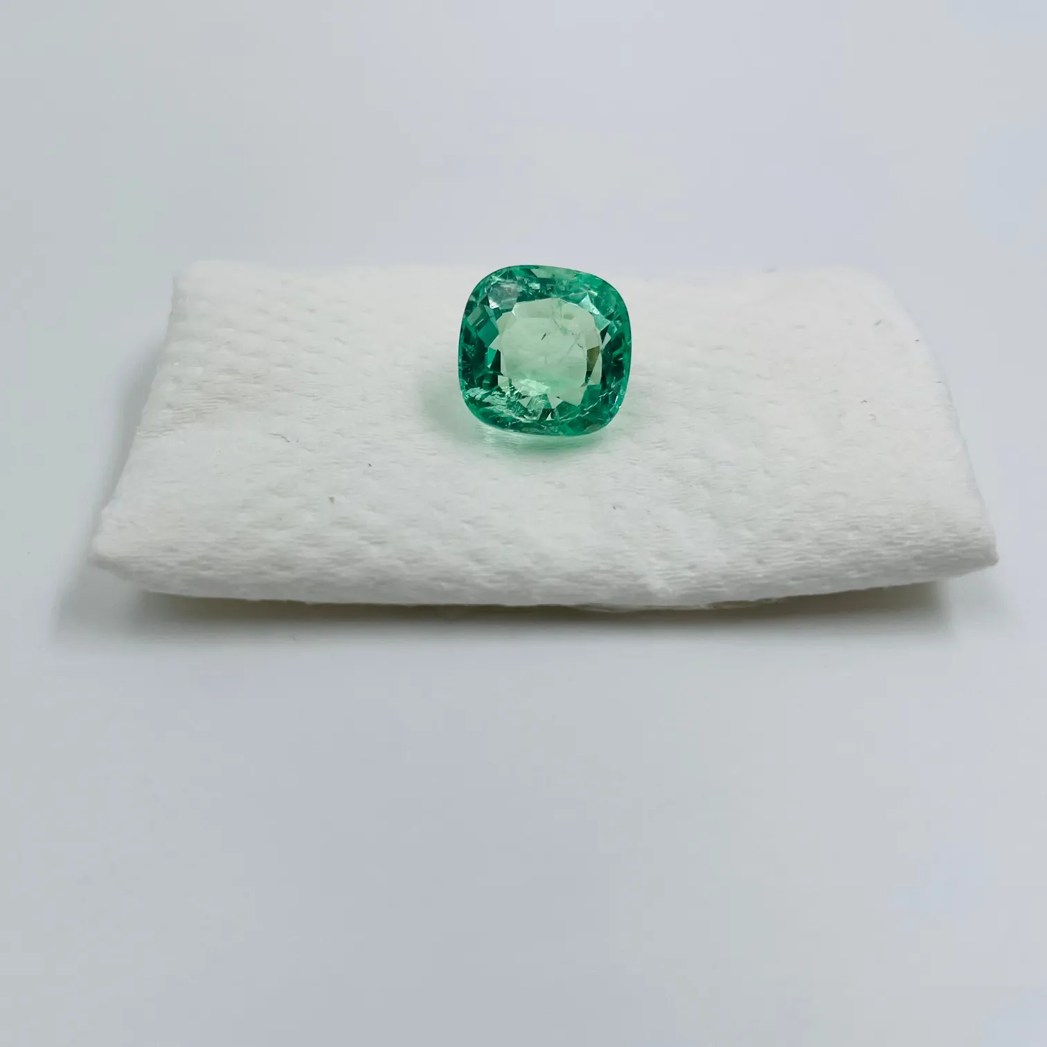 Almofada americana cortada 8.60carats, esmeralda de alta qualidade para anel, bijuteria