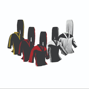 Trajes de Taekwondo Master Family GSC Sports para Competencia de Estilo Libre, Ropa de Artes Marciales, Mezcla de Poliéster/Algodón Transpirable y Duradera - Product Image 1