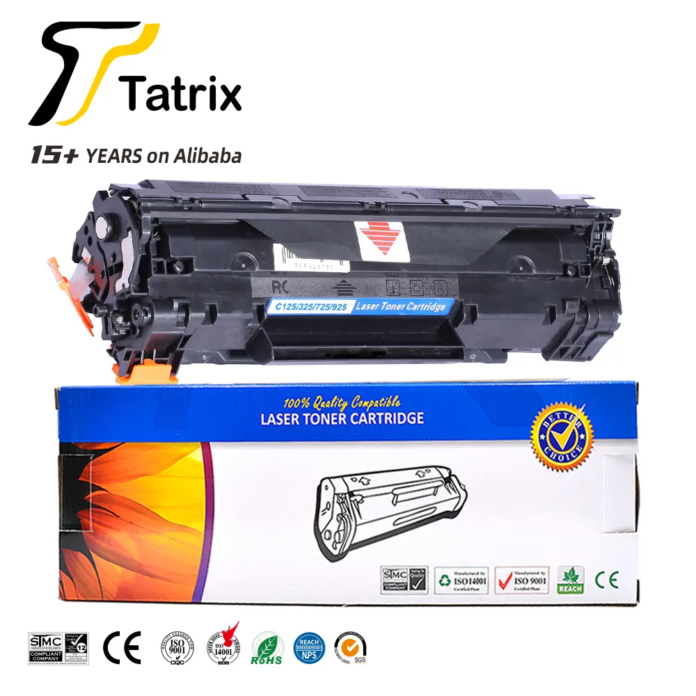 Tatrix संगत लेजर काले Toner कारतूस CRG125 CRG325 CRG725 CRG925 कैनन CRG 925 725 125 325 के लिए MF3010 प्रिंटर