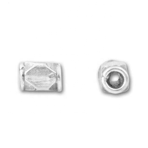 Perles unies de meilleure qualité Clips de perles en argent sterling au prix de gros Acheter une perle de serrage en argent sterling en ligne en inde - Product Image 1