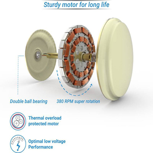 Moteur de plafond en cuivre certifié de qualité supérieure, ventilateur de plafond, couleur blanche, perles, prix pas cher, 100 pièces - Product Image 2