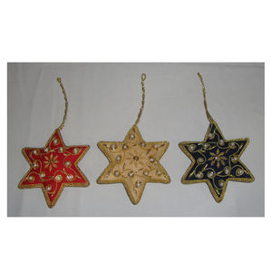 Ornamento colgante de Navidad, decoración de árbol de Navidad, estrella, indio - Product Image 1