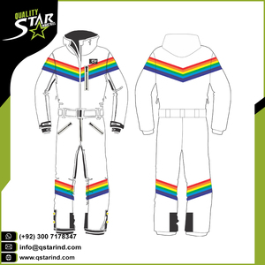 Combinaison de Ski rétro pour hommes, poches intérieures, fermeture éclair, modèles personnalisés, pour la course, la randonnée, nouvelle collection - Product Image 5