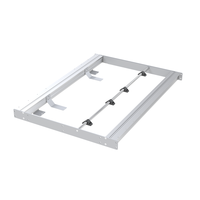 Table à manger extensible Ram Industrie T50 en aluminium avec glissières à roulements à billes, capacité de charge de 80 kg, pliage synchronisé pour cuisine