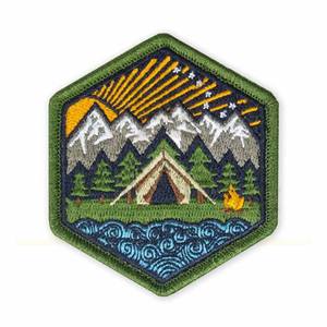 Patchs brodés personnalisés en tissu, sacs motif sergé de mode, vente en gros - Product Image 3