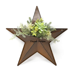 Pot de fleur en forme de cône de concepteur de jardinière murale galvanisée à la main de luxe lot de deux pour décoration de jardin de pépinière de haute qualité - Product Image 4
