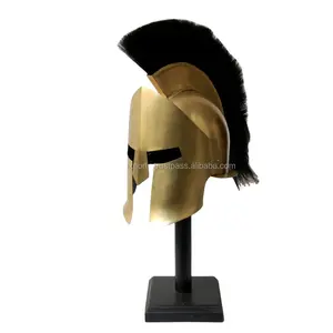 Antieke Middeleeuwse Spartan Armor Helm Pluim Middeleeuwse Collectible Armor Helm Voor Decor