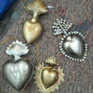 Cœur sacré de Jésus en métal pour décoration intérieure - Product Image 1