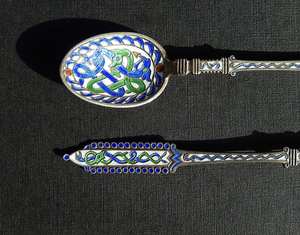 Cuillère de mariage en laiton faite à la main de haute qualité de l'Inde parfaite pour la vaisselle d'hôtel et l'ensemble de cuillères à couverts de vaisselle de dessert - Product Image 5