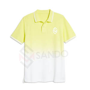 2022 hommes décontracté à manches courtes pour polos de haute qualité Anti-rides solide motif Polo T-Shirt fabriqué au Pakistan - Product Image 2