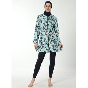 Traje de Baño Elegante de Dos Piezas con Estampado Islámico para Mujer, Talla Grande, Ecológico y de Secado Rápido, 2021 - Product Image 2