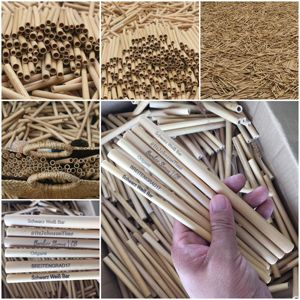 Pajitas reutilizables para beber, pajitas de bambú de Ha Thai - Product Image 5