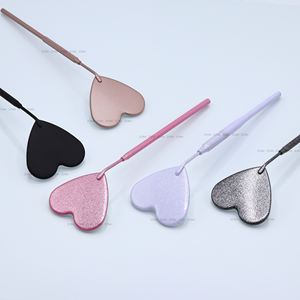 Espejo de extensión de pestañas con purpurina de etiqueta privada, espejo de pestañas cuadrado de acero inoxidable, espejo de pestañas duradero, tecnología de pestañas - Product Image 4