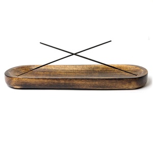 Soporte de palo de incienso de madera de forma ovalada, alta calidad, Exportación en gran cantidad - Product Image 1