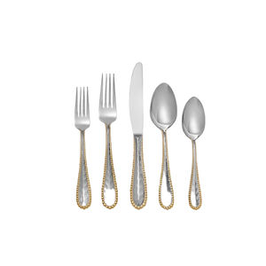 Ensemble de couverts restaurants de luxe taille mince couverts en acier inoxydable plaqué or ensemble de couverts ustensiles de cuisine - Product Image 4