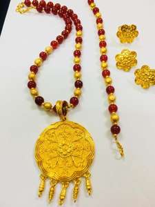 Bijoux à la mode collier de perles feuille court collier femmes amérique cadeau chaîne fête Figure colliers pendentif mariage croix Europe - Product Image 4