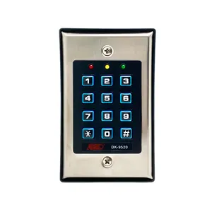 DK-9520 Back Light LED Keyboard Access Control Single Output APO Keypad Code Door Controller Face Plate