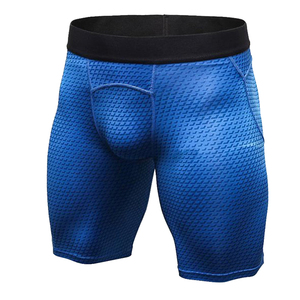 Pantalones cortos de compresión para hombre, diseño personalizado, Fitness, al por mayor, la mejor calidad, precio barato - Product Image 3