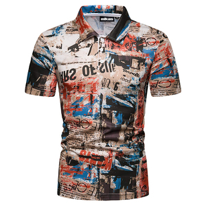 Polo de sport à manches courtes personnalisé de haute qualité T-Shirt 100% Polyester impression sublimée décontracté Logo personnalisé Jersey de coton - Product Image 2
