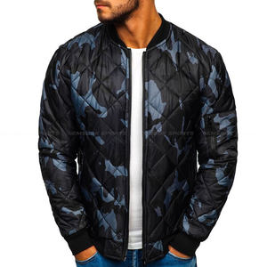 Chaqueta Bomber de estilo transicional para hombre, cazadora acolchada de grafito y camuflaje de alta calidad, venta al por mayor - Product Image 1