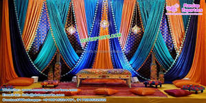 Buy Embroidered Backdrops for Mehandi Decoration Wedding Backdrop <b>Curtains</b> Decor Indian Wedding Embroidered Backdrop <b>Curtains</b> - Product Image 2