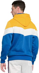 100% Cotton <b>Fleece</b> <b>Hoodie</b> for Men Long Sleeves Breathable Sustainable Anti-Shrink Eco-Friendly Solid Red Plus Size Regular - Product Image 2