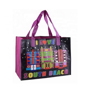 Custom Printed Recyclable Laminated PP <b>Woven</b> Shopping <b>Bag</b> - Product Image 1
