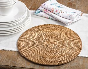 Round Rattan Charger Plate 100% Hand Made Craft Vietnam High Quantity Low Price Kinghandicraft Vietnam - Product Image 2