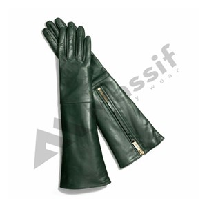 Gants en cuir de mouton pour femmes, faits sur mesure, noirs, classiques, style OEM, emballage en polybag, pour usage quotidien et fêtes, respirants - Product Image 3