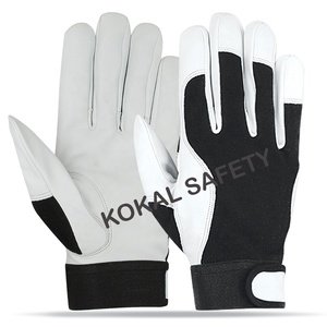 ถุงมือช่างหนังแพะระบายอากาศได้ดีและทนทานเพื่อความปลอดภัยในการทำงาน - Product Image 1