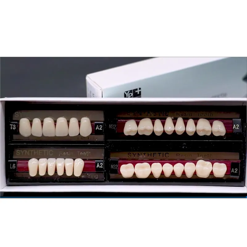 Dientes acrílicos de resina sintética compuesta multicapa al mejor precio para dentadura removible