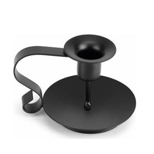 Portavelas en espiral forjado a mano - Product Image 2