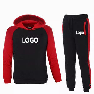 Venta caliente de algodón con capucha de lana con capucha gimnasio chándal de traje - Product Image 4