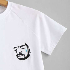 T-shirt raglan imprimé hip hop confortable de la meilleure qualité pour les femmes Tops courts écologiques personnalisés BD - Product Image 3