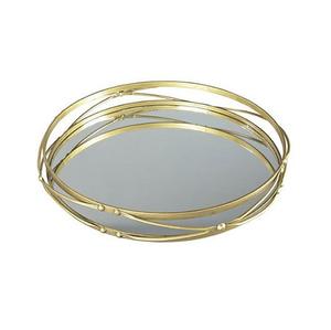 Trending Design Plateau de service alimentaire en métal Forme ronde Taille personnalisée Dessert Dates Plateau de service par Home Arts - Product Image 4